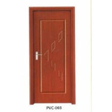 Деревянные двери из ПВХ для кухни или ванной комнаты (pd-009)